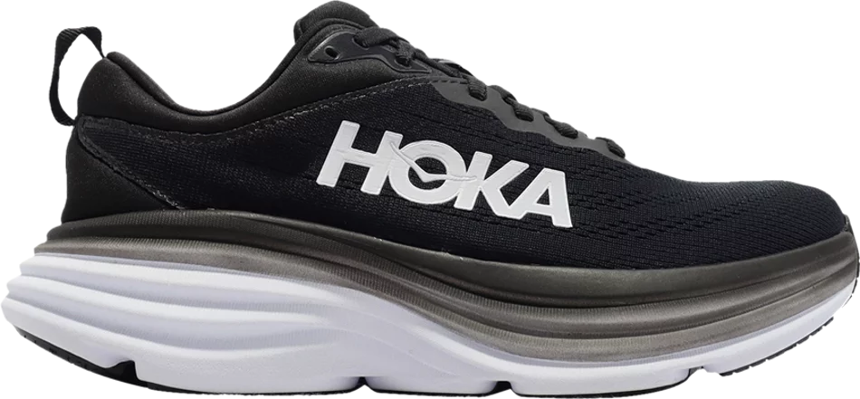 HOKA - Bondi 8 (Black White)