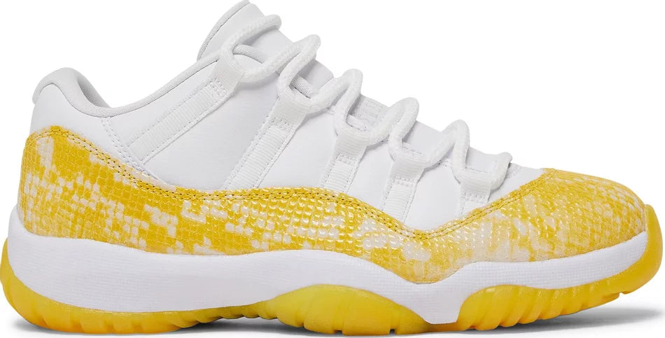 Jordan 11 Retro Low - Yellow Snakeskin