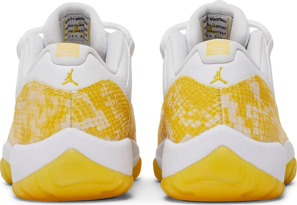 Jordan 11 Retro Low - Yellow Snakeskin