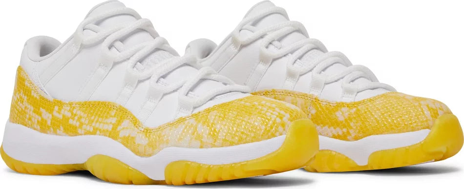 Jordan 11 Retro Low - Yellow Snakeskin