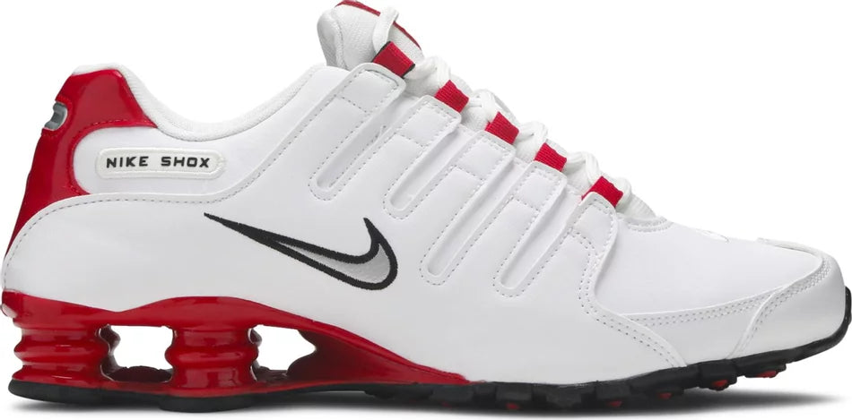 Nike Shox NZ - White University Red