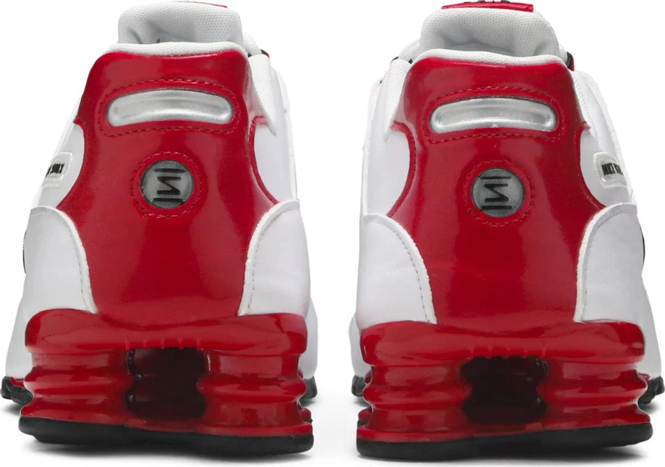 Nike Shox NZ - White University Red