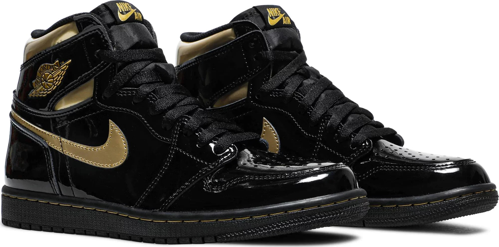 Jordan 1 Retro High - Black Metallic Gold