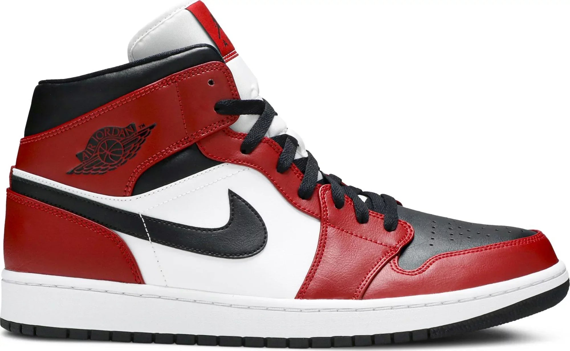 Jordan 1 Retro Mid - Chicago Black Toe