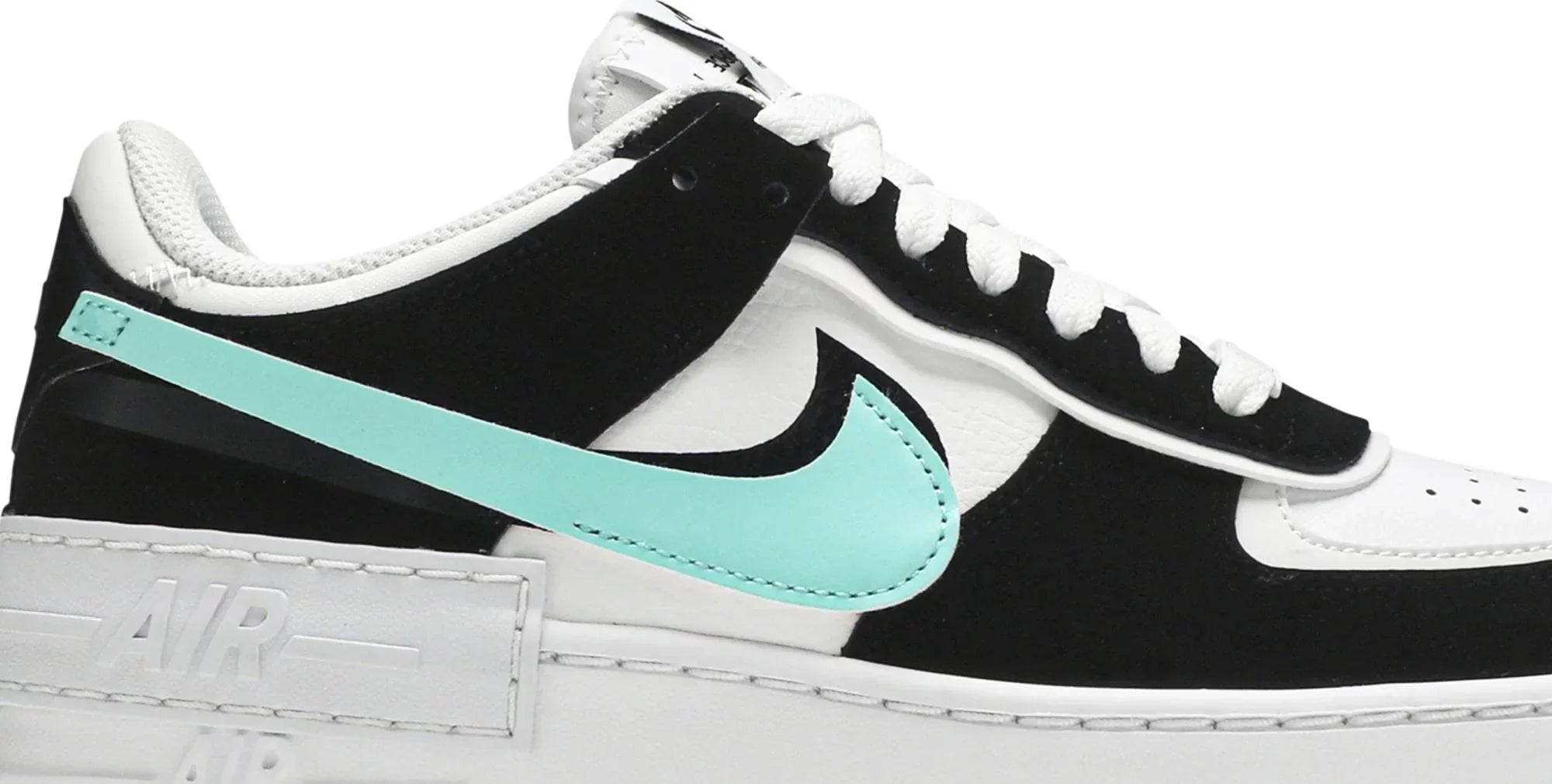 Nike Air Force 1 Low - Shadow White Black Aurora