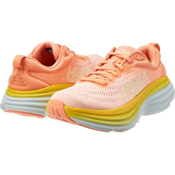 HOKA - Bondi 8 (Shell Coral Peach Parfait)