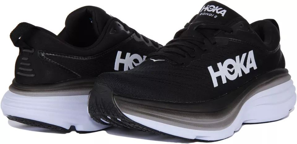 HOKA - Bondi 8 (Black White)