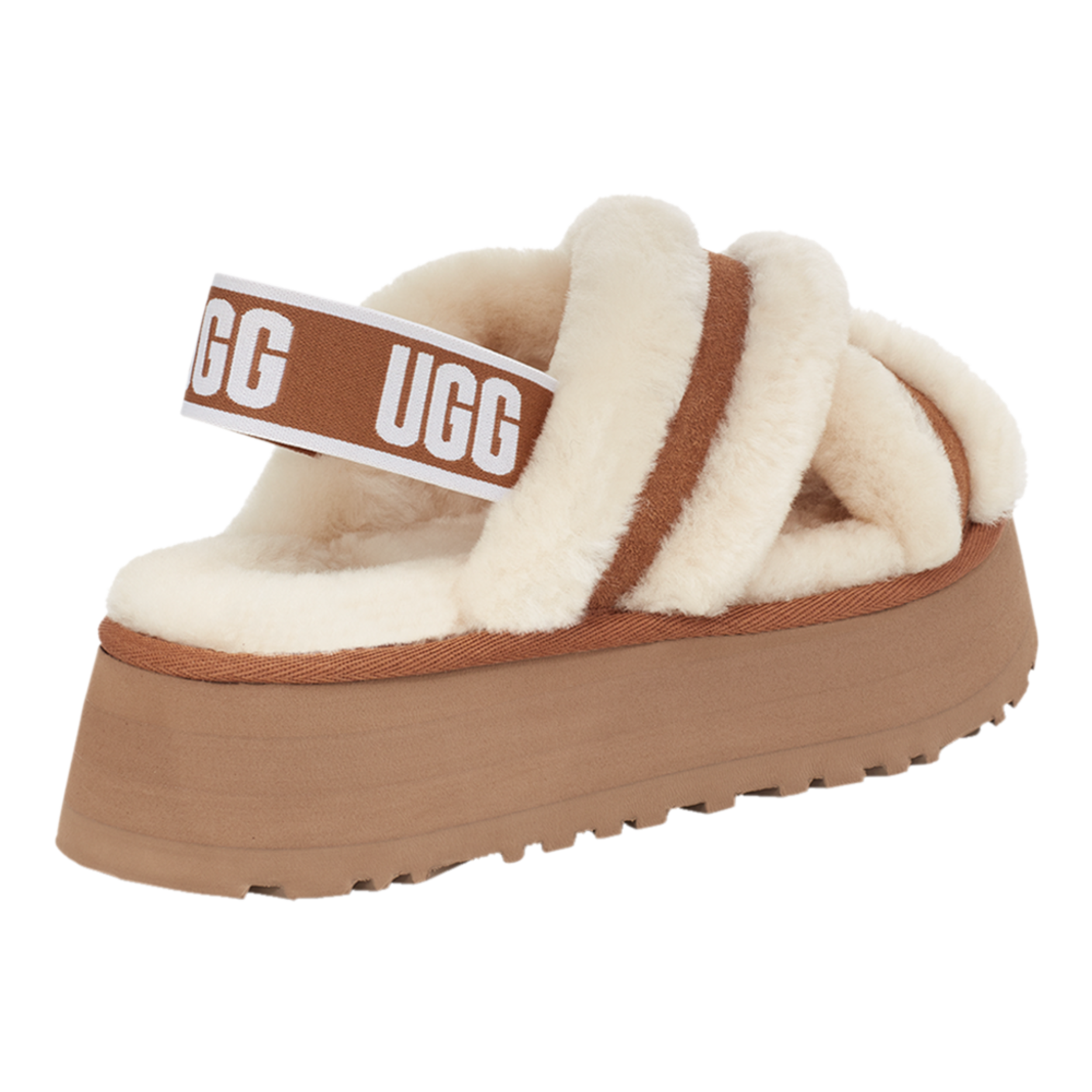 UGG Disco Cross Slide - Chestnut