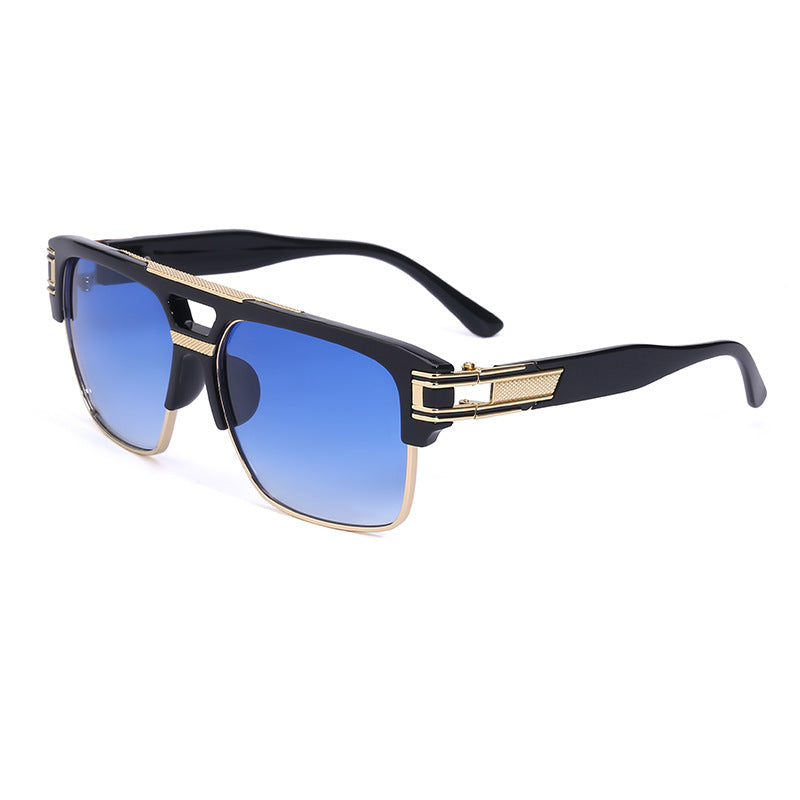 IL - Luxury Sunglasses for Men With Frame Mirror Gradient Clear Lens - Anti-Blue Light Protection